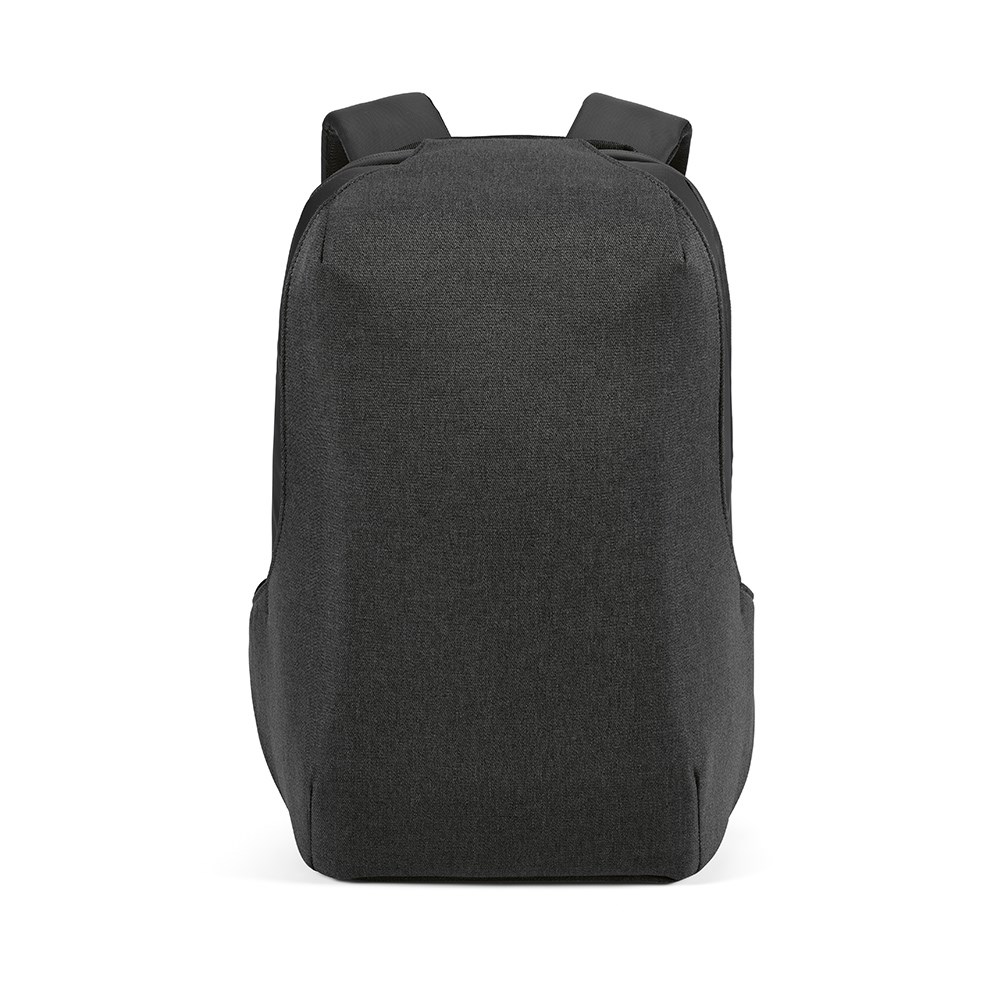 Abrantes 20L Rucksack rPET - TSA-Schloss und schnittfester Stoff - Schwarz