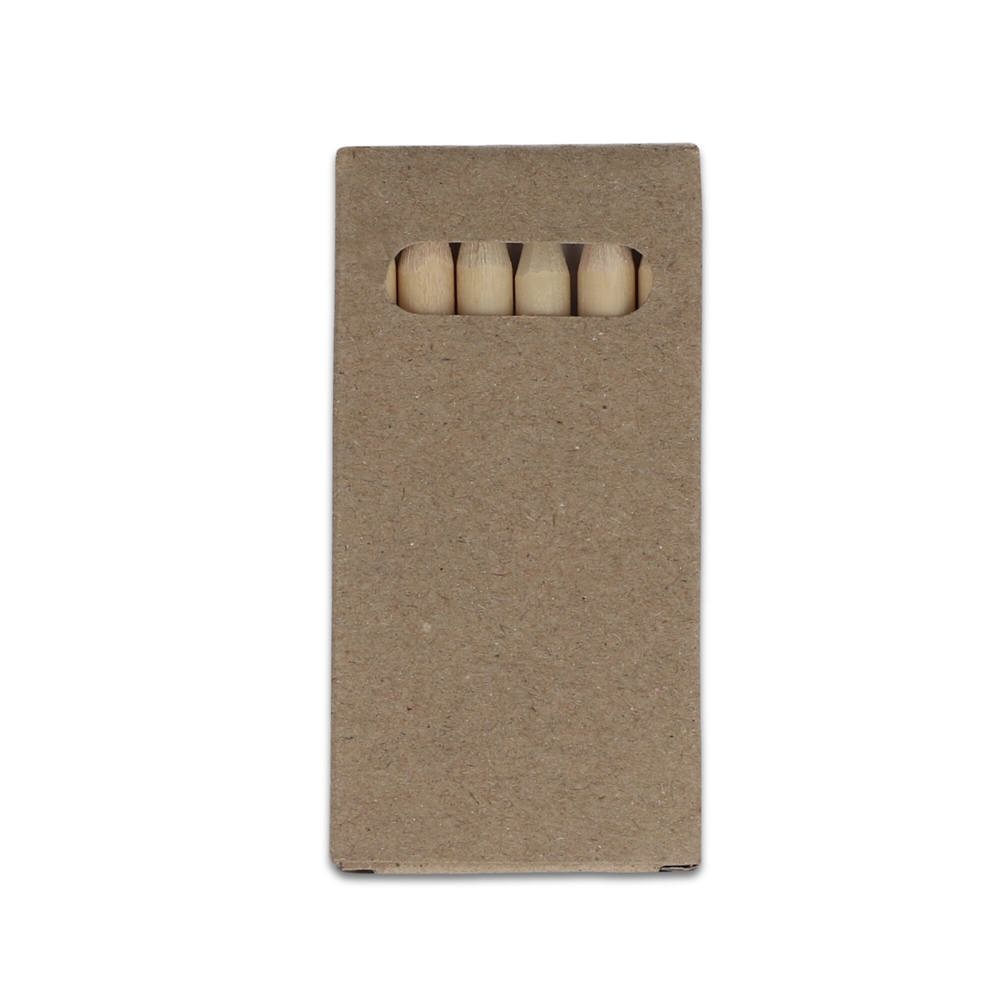 6 Buntstifte in Kraftbox