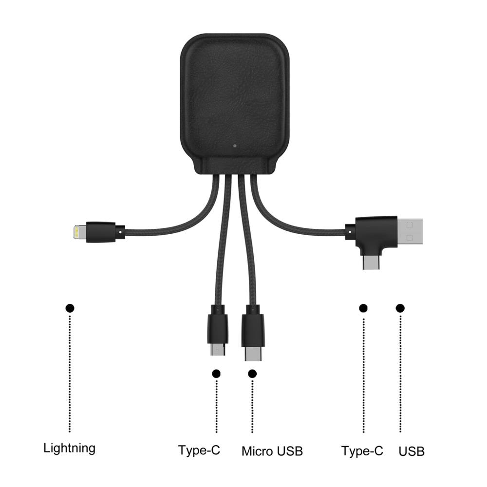 4001 | Xoopar Iné Gamma NFC Powerbank with Charging cables 3000mAh 