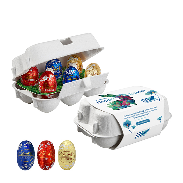 6er Ostereier-Karton - Lindor Mini-Eier