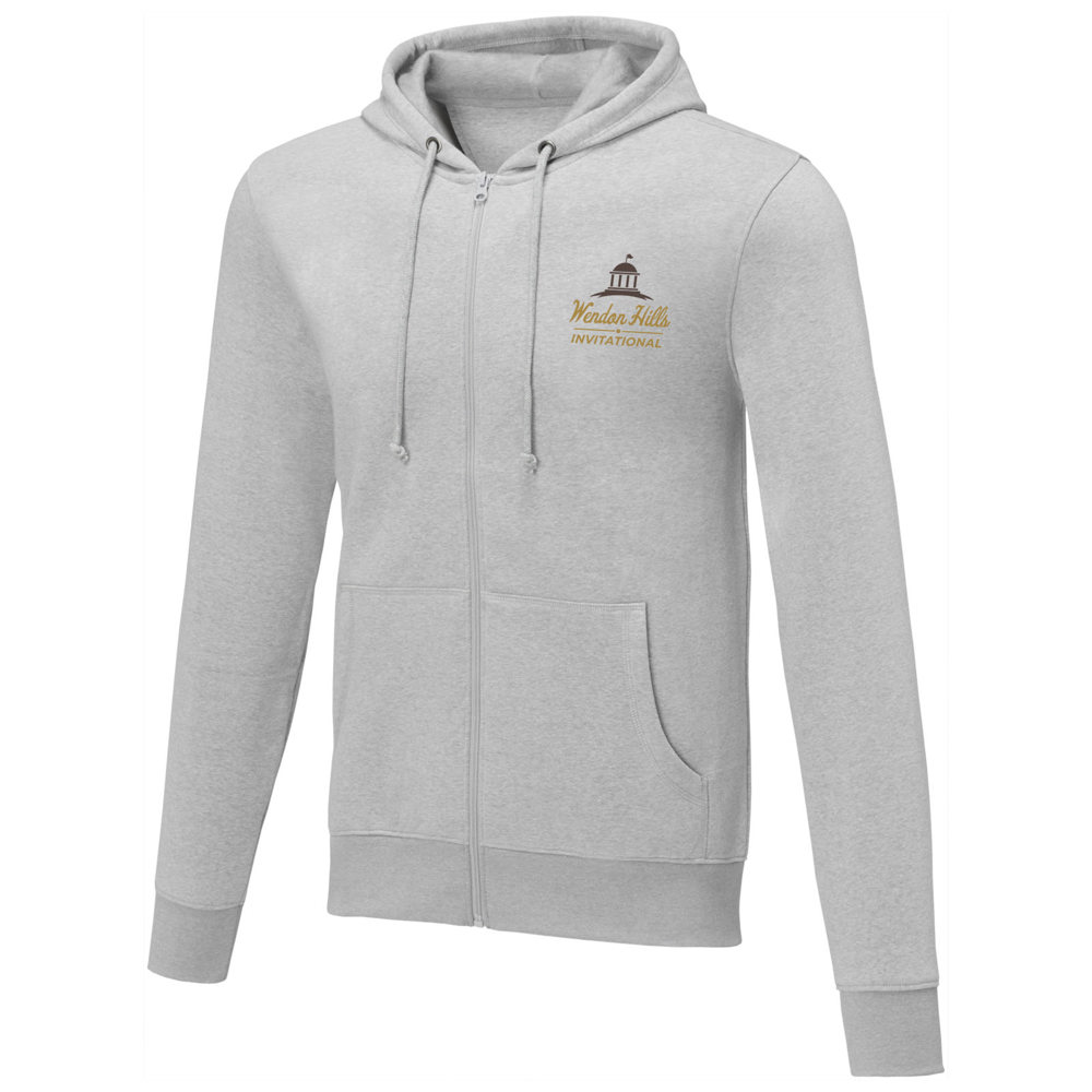 Charon 240 g/m² Herren Kapuzenpullover mit Reißverschluss
