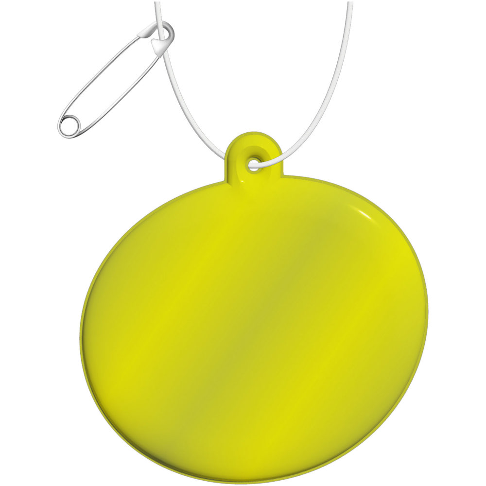 RFX™ H-09 ovaler reflektierender PVC-Anhänger