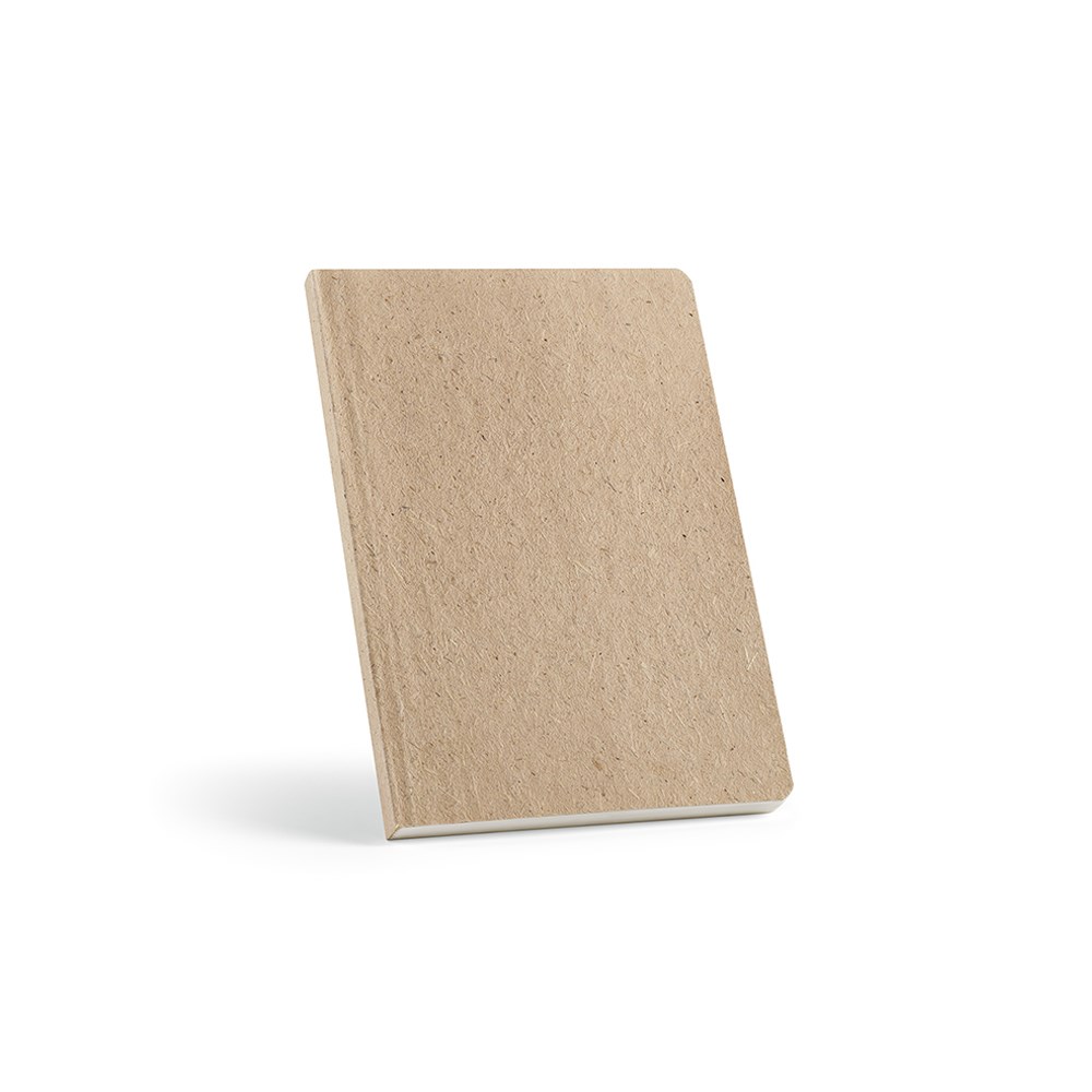 Andersen A5 Notizbuch. Einband aus Zuckerrohr. 196 Seiten 80gsm recy.Papier - Pastelgelb