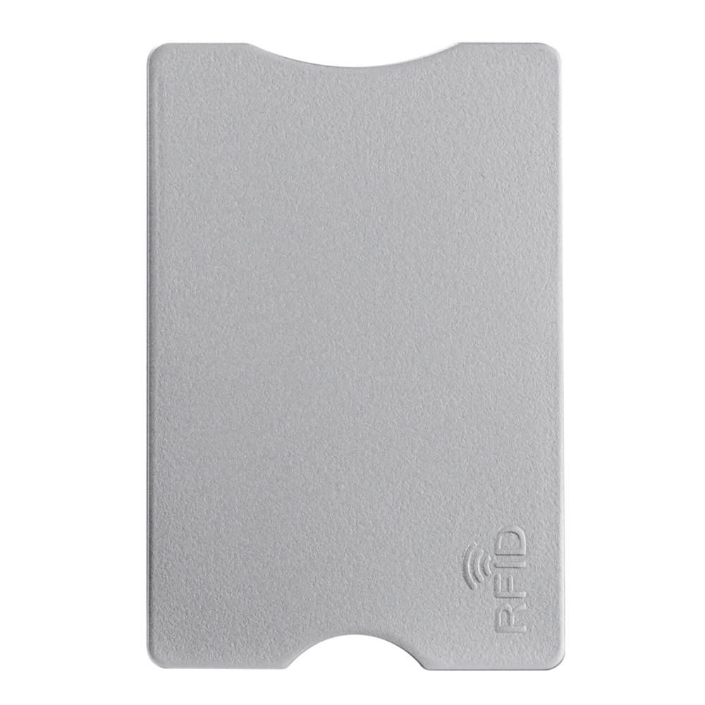 Kartenhalter Anti Skim (Hard Case) - silber
