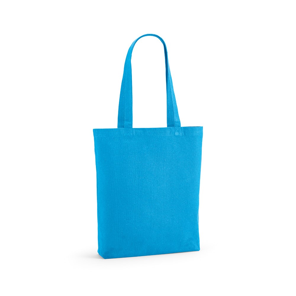 Annapurne Einkaufstasche recy.Baumwolle (180 g/m²). Mit Bodenfalte - Hellblau