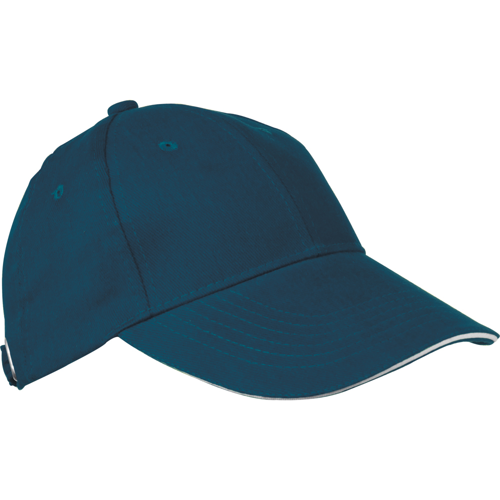 6 Panel Sandwich Baseball Cap CURTIS - türkis