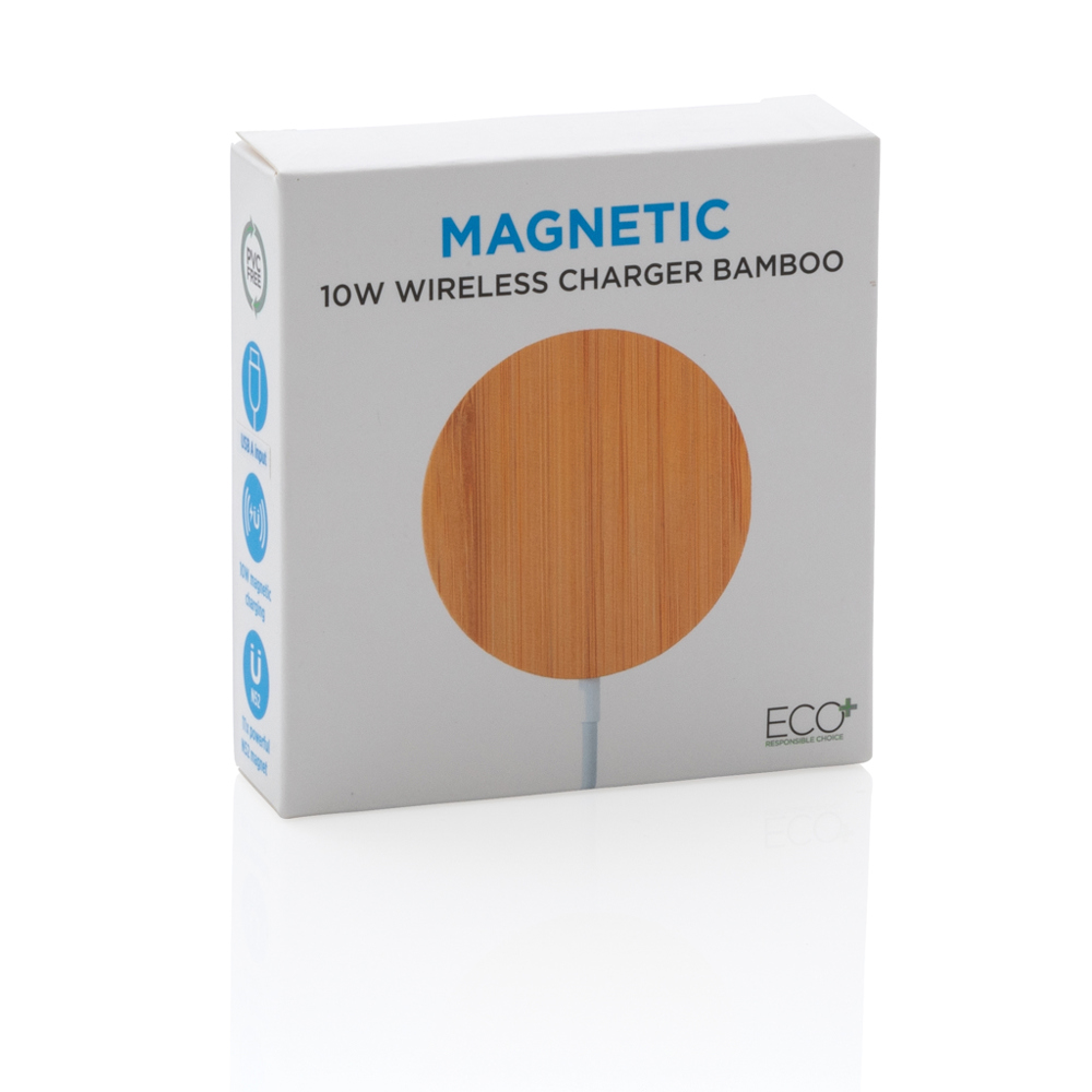 10W Bambus magnetischer Wireless Charger