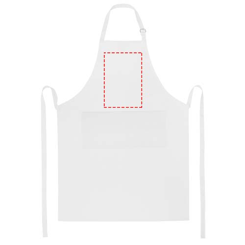 Andrea 240 g/m² Schürze mit verstellbarem Nackenband