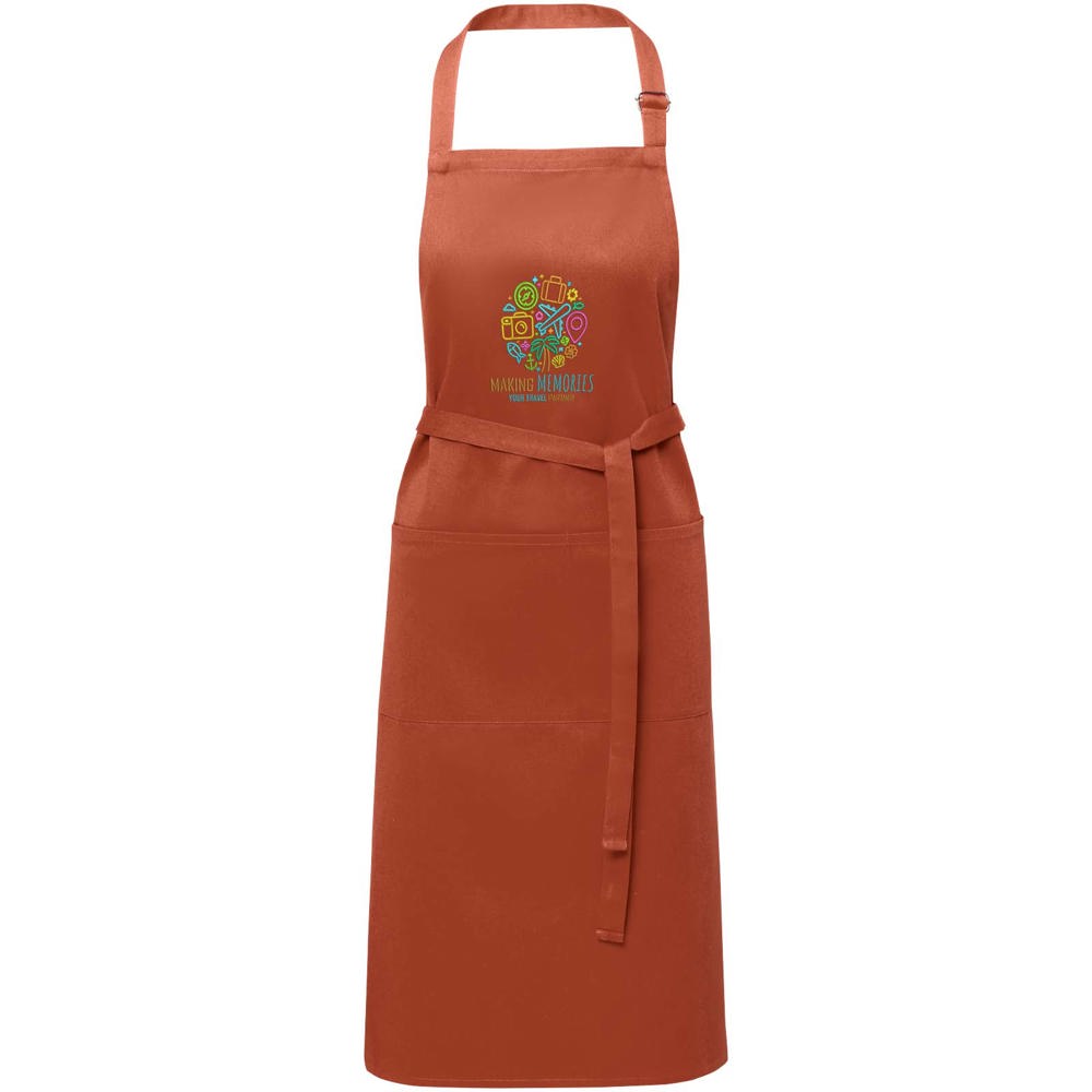 Andrea 240 g/m² Schürze mit verstellbarem Nackenband