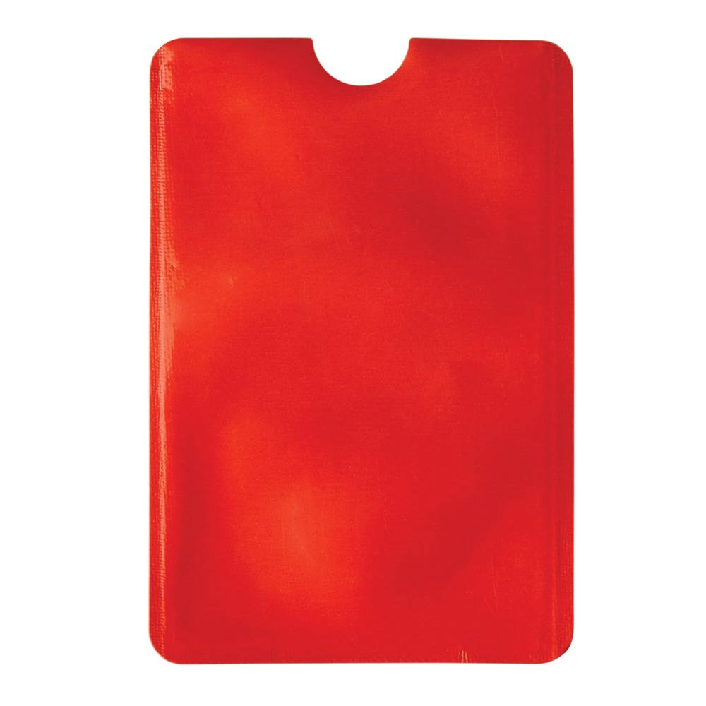Kartenhalter Soft Anti Skim - rot