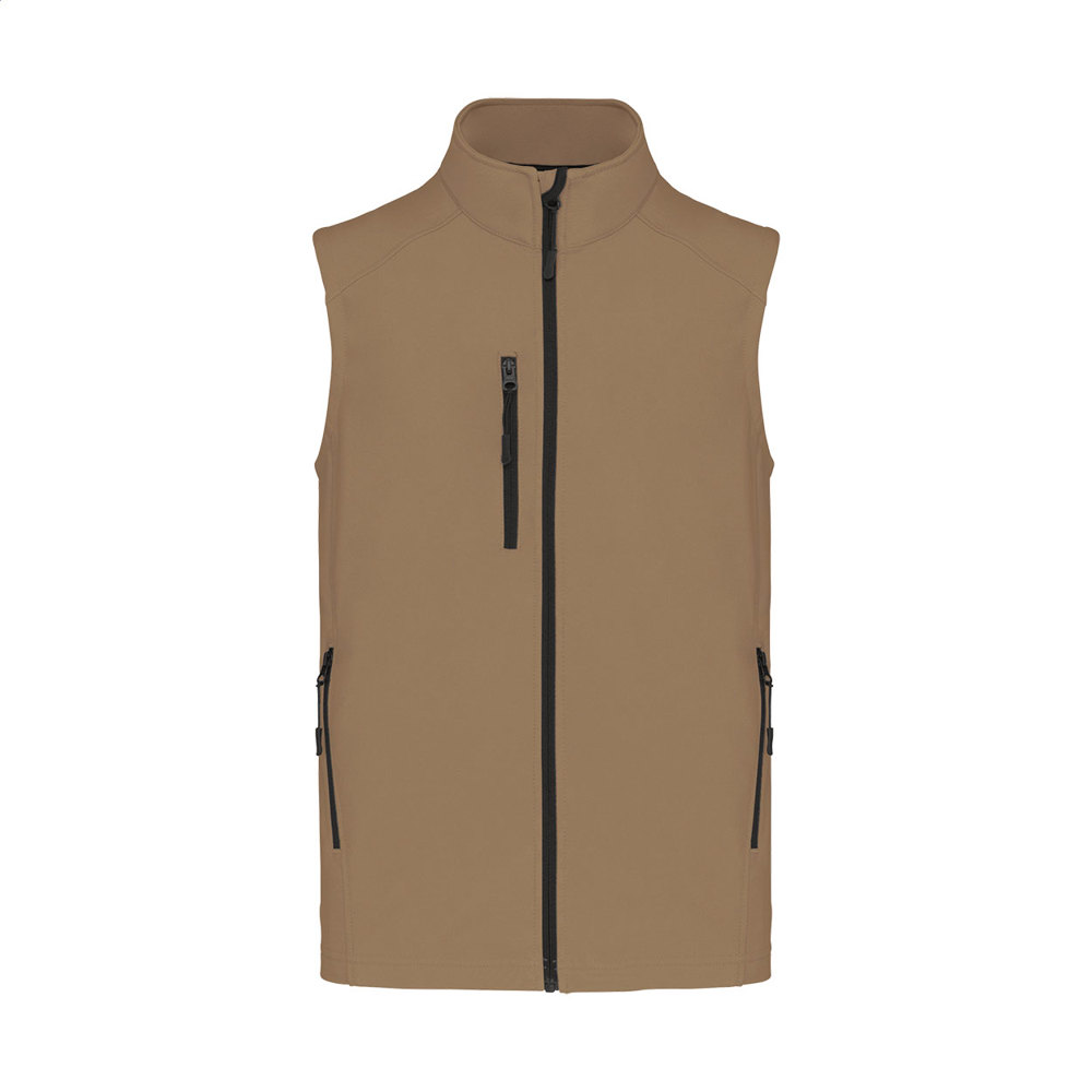 KA403 - Dreilagige Softshellweste - braun