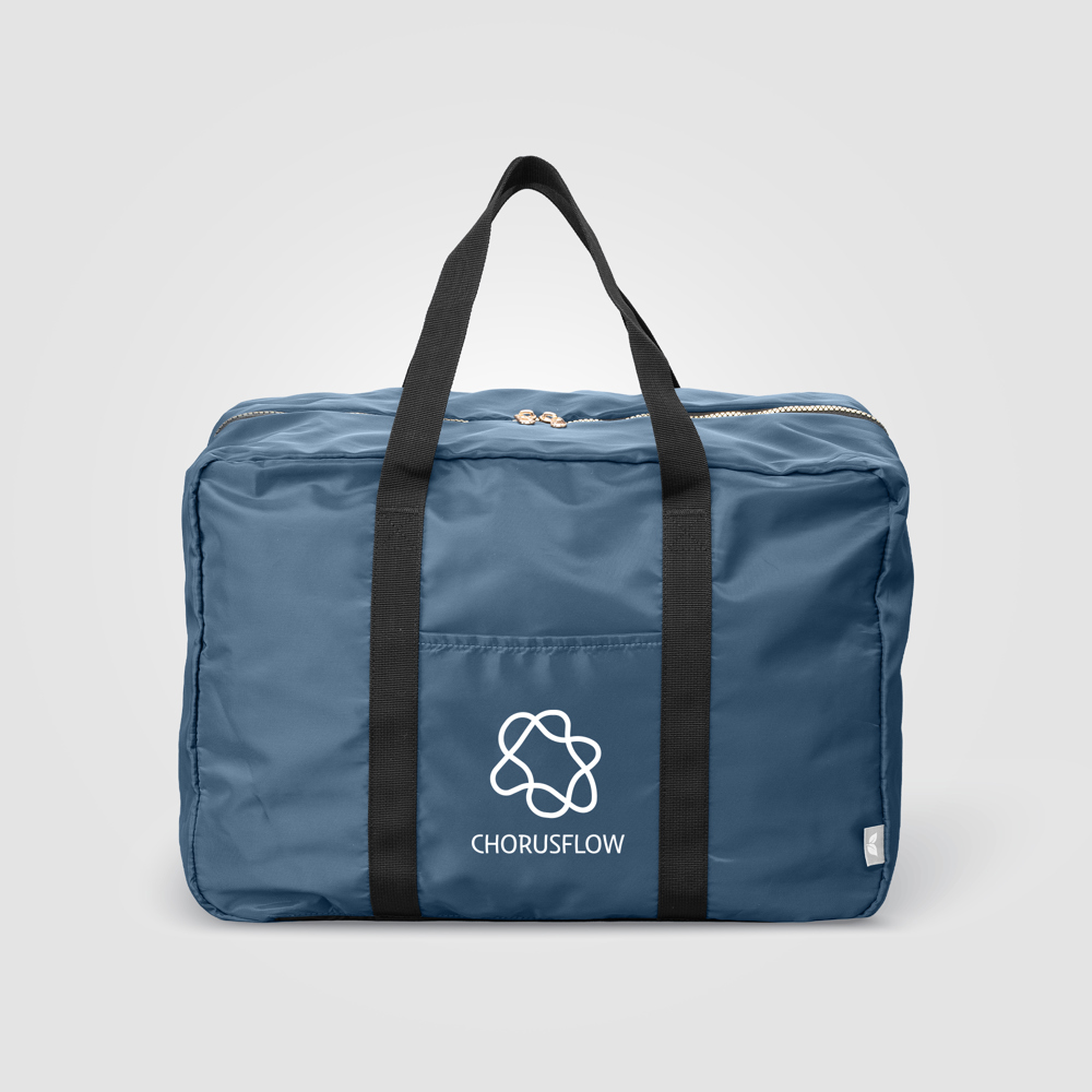 Aurelia Reisetache mit zwei Fächern aus recyceltem Material - 33 L