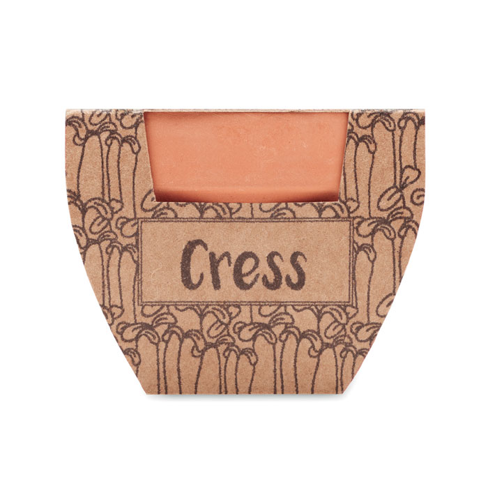 CRESS POT - Terrakotta-Topf Kresse