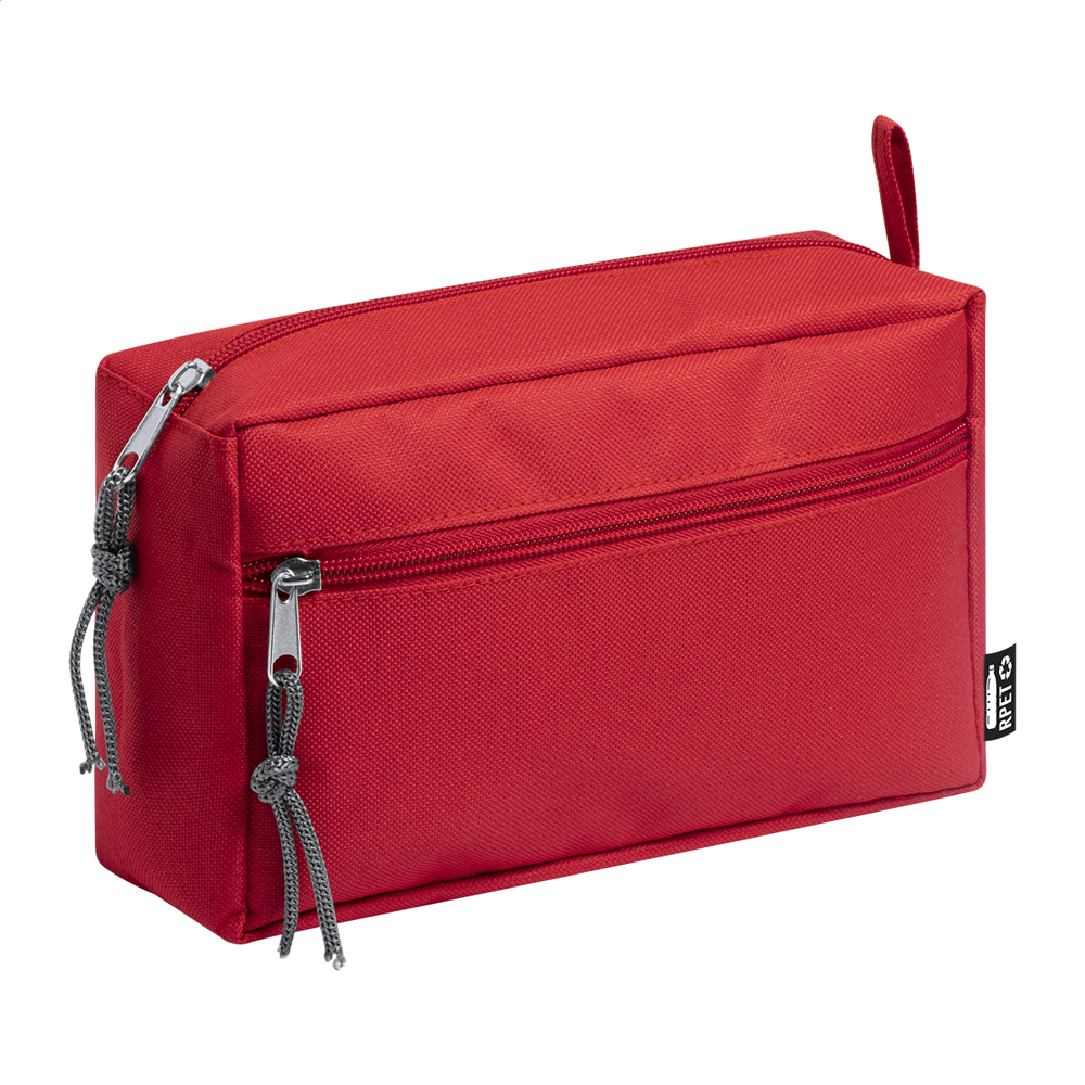 Cosmax - RPET Kosmetik-Tasche - Rot