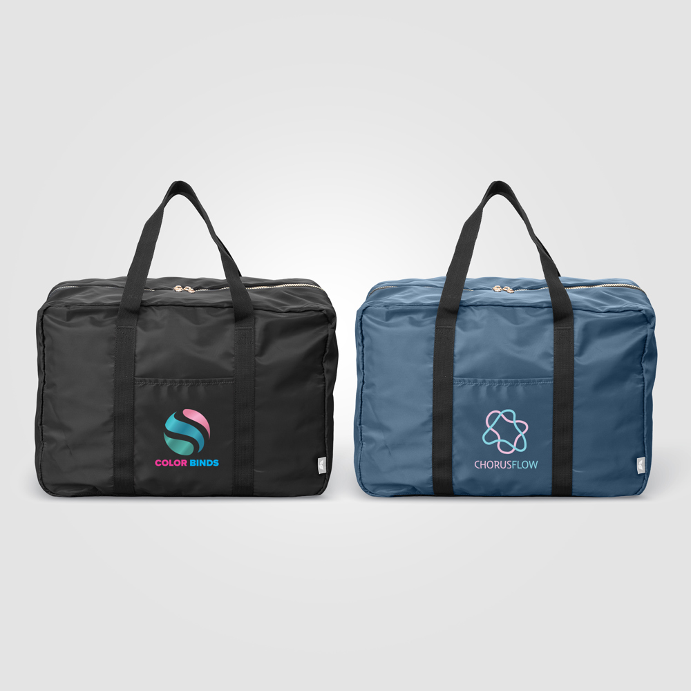 Aurelia Reisetache mit zwei Fächern aus recyceltem Material - 33 L