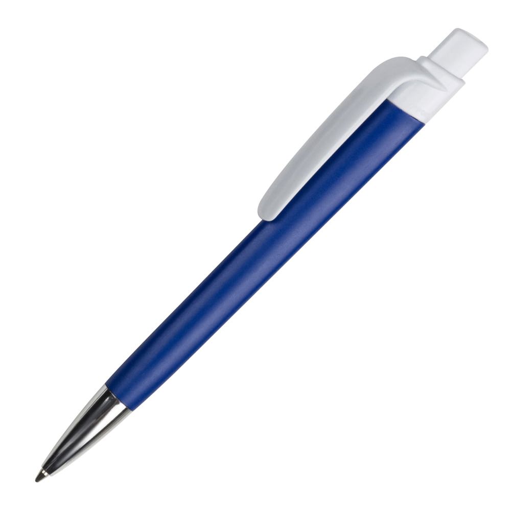 Kugelschreiber Prisma mit NFC-Tag - Dunkelblau / Weiss