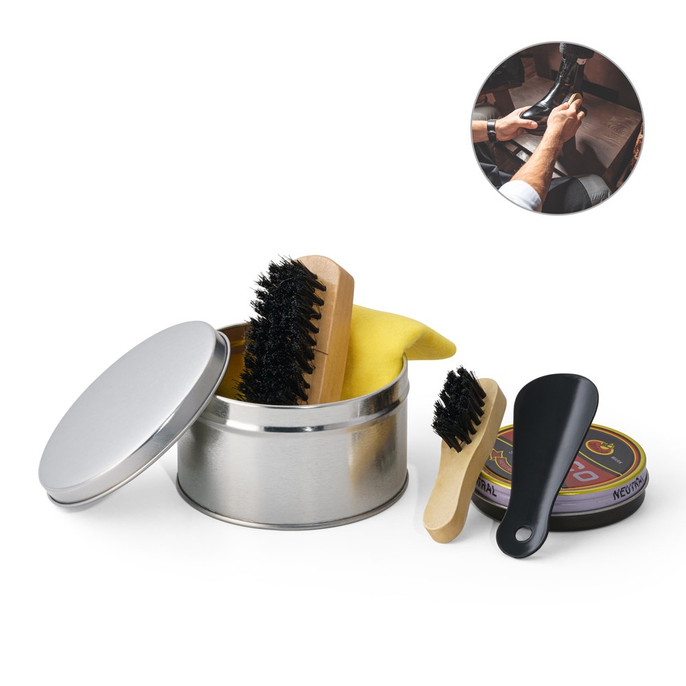 COBB. Schuhputz-Set 6-teilig bestehend