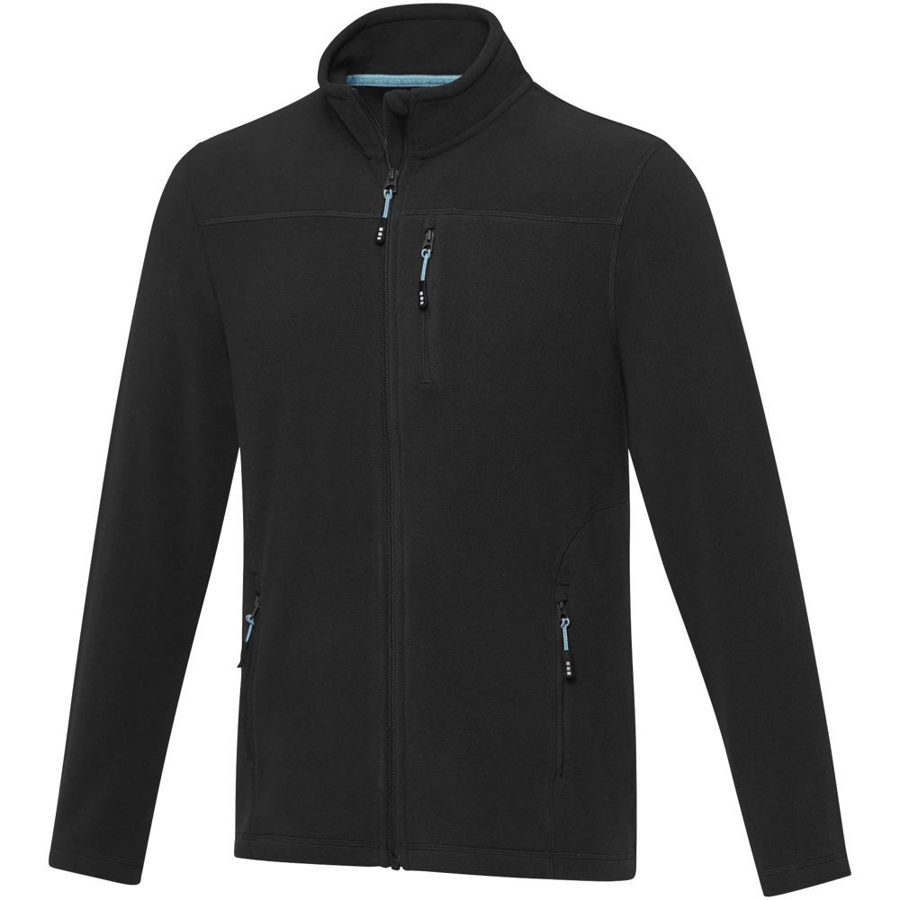 Amber GRS recycelte Fleecejacke für Herren - schwarz